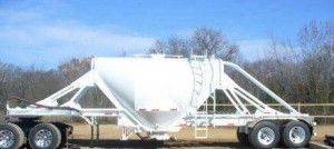590CF Steel Dry Bulk tank for heavy powders such as Barite